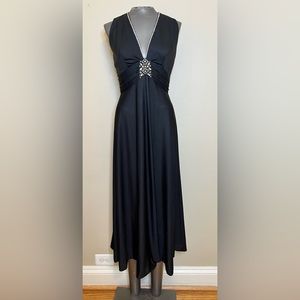 Vintage (60/70’s) Black long dress small